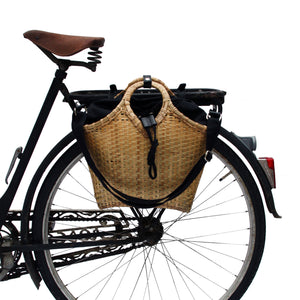 Cykelkorg / skötväska handgjord i bambu